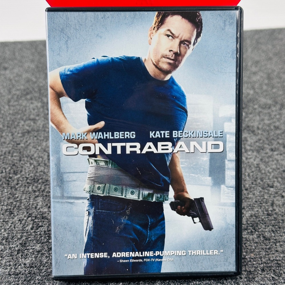 Contraband DVD 2012 Mark Wahlberg Kate Beckinsale Action Thriller Movie R Rated